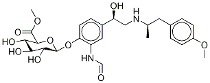 Formoterol O-β-D-Glucuronide Methyl Ester (mixture of diastereomers) Structure