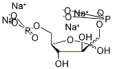 D-Fructose-6-13C 1,6-Bisphosphate Tetrasodium Salt Hydrate Struktur