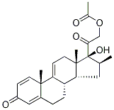 16α-Methyl-d3-9,11-dehydro Prednisolone 21-Acetate Structure