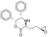 (3S,5S,6R)-2-Oxo-3-[2-((S)-oxiranyl)ethyl]-5,6-diphenyl-4-morpholine Structure