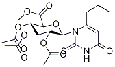 Propylthiouracil-d5 2,3,4-Tri-O-acetyl-N-β-D-glucuronide Methyl Ester Structure