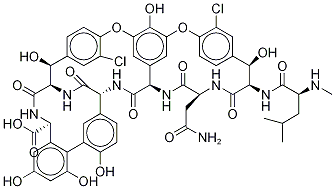Vancomycin Aglycon Trifluoroacetic Acid Salt Hydrate Structure