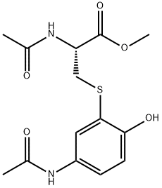 3-(N-ACETYL-L-CYSTEIN-S-YL) ACETAMINOPHEN, METHYL ESTER Struktur