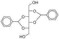 2,4:3,5-DI-O-BENZYLIDENE-L-IDITOL Struktur