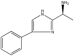 1H-IMidazole-2-MethanaMine, -Methyl-5-phenyl-, hydrochloride (1:2), (S)- Structure