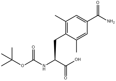 623950-02-7 4-(氨基羰基)-N-[(1,1-二甲基乙氧基)羰基]-2,6-二甲基-L-苯丙氨酸