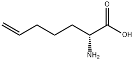 (R)-2-Aminohept-6-enoic acid hydrochloride salt, 103067-79-4, 结构式