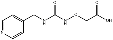 2-((3-(吡啶-4-基甲基)脲基)氧基)乙酸, 1198779-60-0, 结构式
