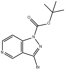 1-Boc-3-bromo-5-aza-1H-indazole Structure