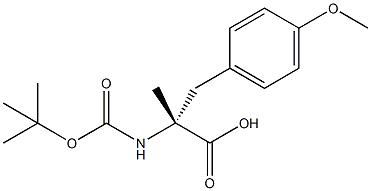 (R)-N-Boc-2-(4-methoxybenzyl)alanine Structure