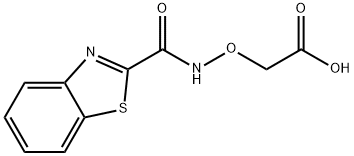 2-((Benzo[d]thiazole-2-carboxamido)oxy)acetic acid Struktur