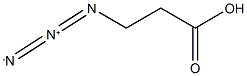 3-叠氮基丙酸,18523-47-2,结构式