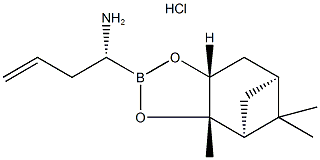 (R)-BoroAlg(+)-Pinanediol-hydrochloride Struktur