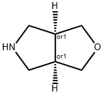 (3AR,6AS)-REL-ヘキサヒドロ-1H-フロ[3,4-C]ピロール 化学構造式