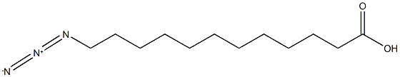 12-アジドドデカン酸 化学構造式