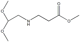 Methyl 3-(2,2-dimethoxyethylamino)propanoate Struktur