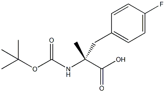 BOC-Α-ME-D-PHE(4-F)-OH, 889113-64-8, 结构式