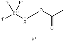 (乙酰氧基甲基)三氟硼酸钾, 910251-35-3, 结构式