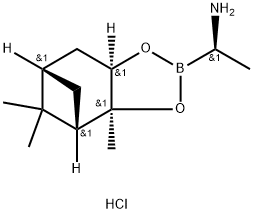(R)-BoroAla(+)-Pinanediol-HCl Structure