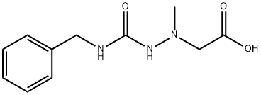2-(2-(benzylcarbaMoyl)-1-Methylhydrazinyl)acetic acid Structure