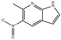 6-METHYL-5-NITRO-7-AZAINDOLE Structure