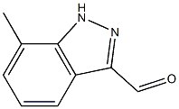 7-Methyl-1H-indazole-3-carbaldehyde Structure