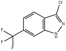 3-CHLORO-6-(TRIFLUOROMETHYL) (1H)INDAZOLE Structure
