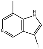 3-IODO-7-METHYL-5-AZAINDOLE Structure