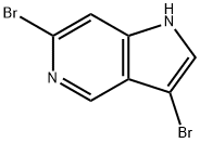 3,6-DIBROMO-5-AZAINDOLE, 1000341-69-4, 结构式