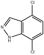4,7-二氯-1氢-吲唑,1000341-86-5,结构式