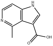 4-METHYL-5-AZAINDOLE-3-CARBOXYLIC ACID Structure