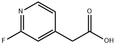 2-(2-Fluoropyridin-4-yl)acetic acid Structure