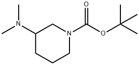 R-3-Dimethylamino-N-Boc-piperidine
 Structure