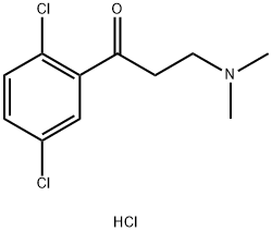 1-(2,5-二氯苯基)-3-(二甲氨基)丙-1-酮盐酸盐,100127-15-9,结构式
