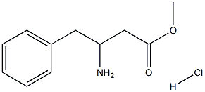 甲基3-氨基-4-苯基丁酸酯盐酸盐, 1001427-55-9, 结构式