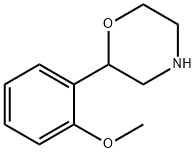 2-(2-甲氧基苯基)-吗啉盐酸盐 结构式