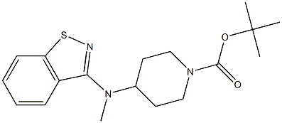4-(苯并[D]异噻唑-3-基-甲基-氨基)-哌啶-1-羧酸叔丁酯, 1002355-67-0, 结构式