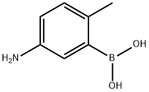 (5-AMINO-2-METHYLPHENYL)BORONIC ACID 结构式