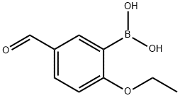 2-乙氧基-5-甲酰基苯基硼酸, 1003042-92-9, 结构式