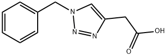2-(1-Benzyl-1H-1,2,3-triazol-4-yl)acetic acid Structure