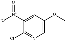 2-氯-5-甲氧基-3-硝基吡啶, 1003711-55-4, 结构式