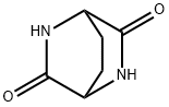 2,5-ジアザビシクロ[2.2.2]オクタン-3,6-ジオン 化学構造式