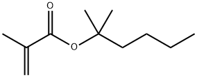 2-propenonic acid,2-Methyl(-,1,1-diMethylpentyl) ester Struktur