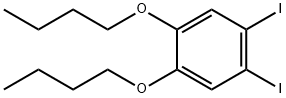 1,2-ジヨード-4,5-ジ-n-ブトキシベンゼン 化学構造式