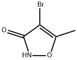 4-溴-5-甲基异恶唑-3-醇,10067-92-2,结构式