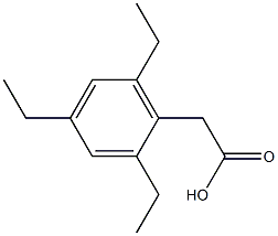 Benzeneacetic acid, 2,4,6-triethyl-|