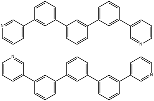 BP4MPy , 3,3',5,5'-tetra[(M-pyridyl)-phen-3-yl]biphenyl Struktur