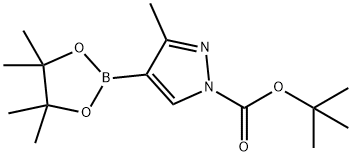 1-Boc-3-Methylpyrazole-4-boronic acid pinacol ester Structure