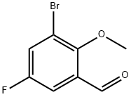 3-BROMO-5-FLUORO-2-METHOXYBENZALDEHYDE