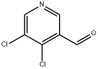 4,5-dichloro-3-Pyridinecarboxaldehyde Struktur